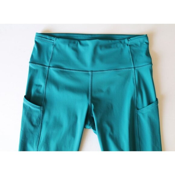 Lululemon Fast and Free Tight II 25" Non-Reflective Nulux Cyprus Size 8 - Picture 9 of 10